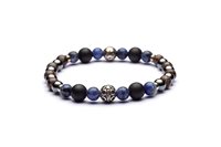 Pulsera Antracite Classic in Piedras semipreciosas C78 ITACA